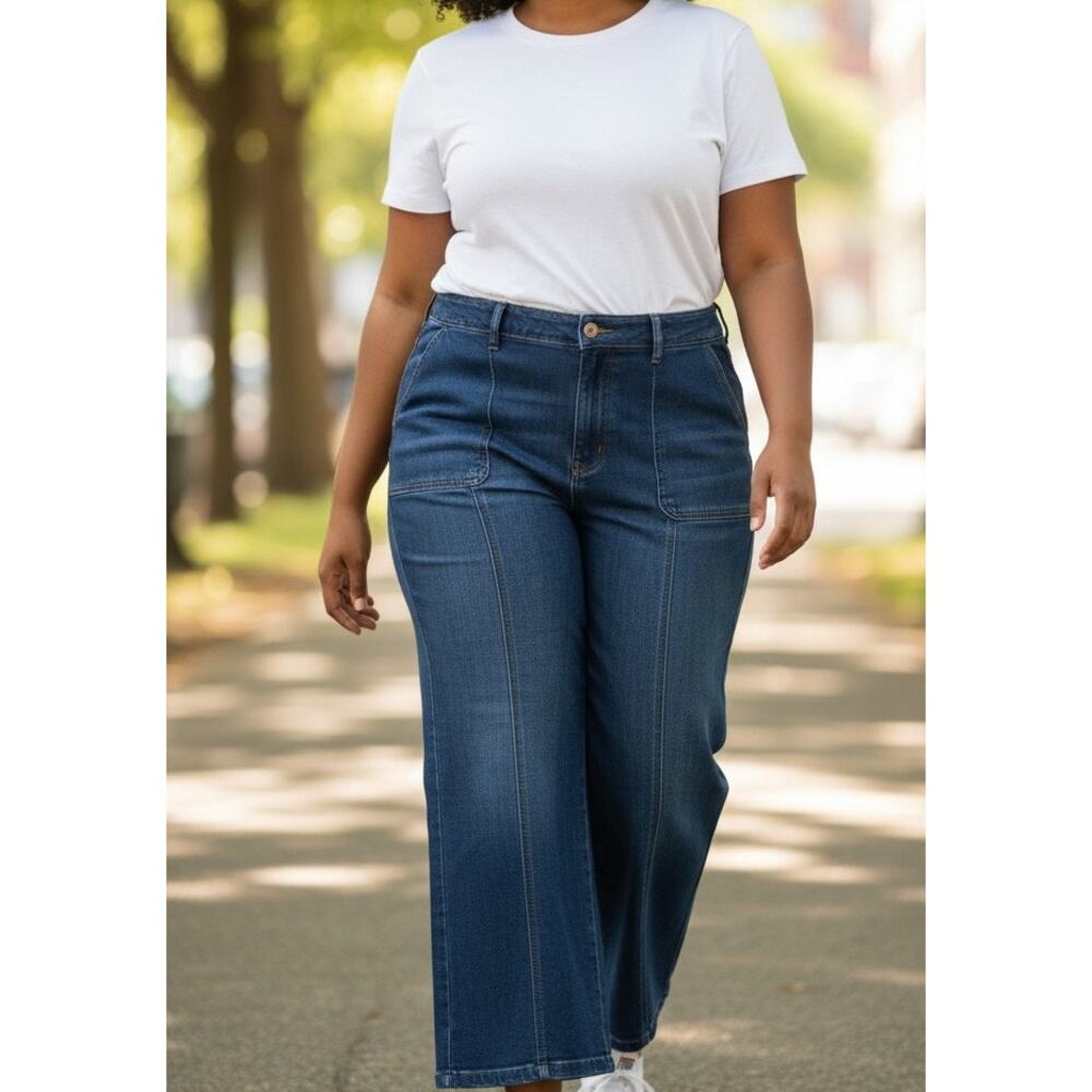 Hydraulic Jeans Women's Size 14 Murray High Rise Wide Leg